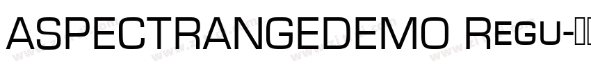 ASPECTRANGEDEMO Regu字体转换